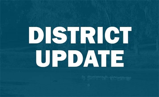 Banner image that reads District Update