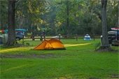 Tents at a campground
