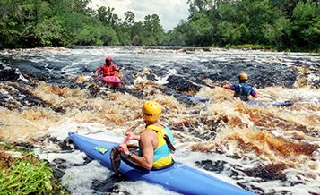 Kayak down the river
