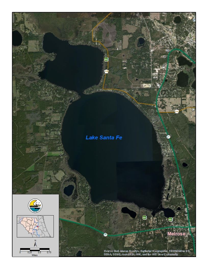 Lake Santa Fe Map